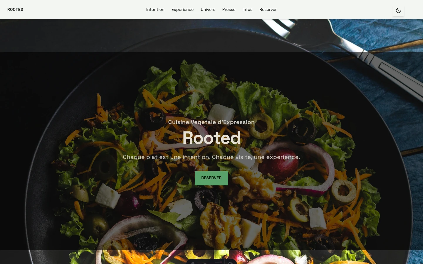 Rooted — végétarien d'auteur